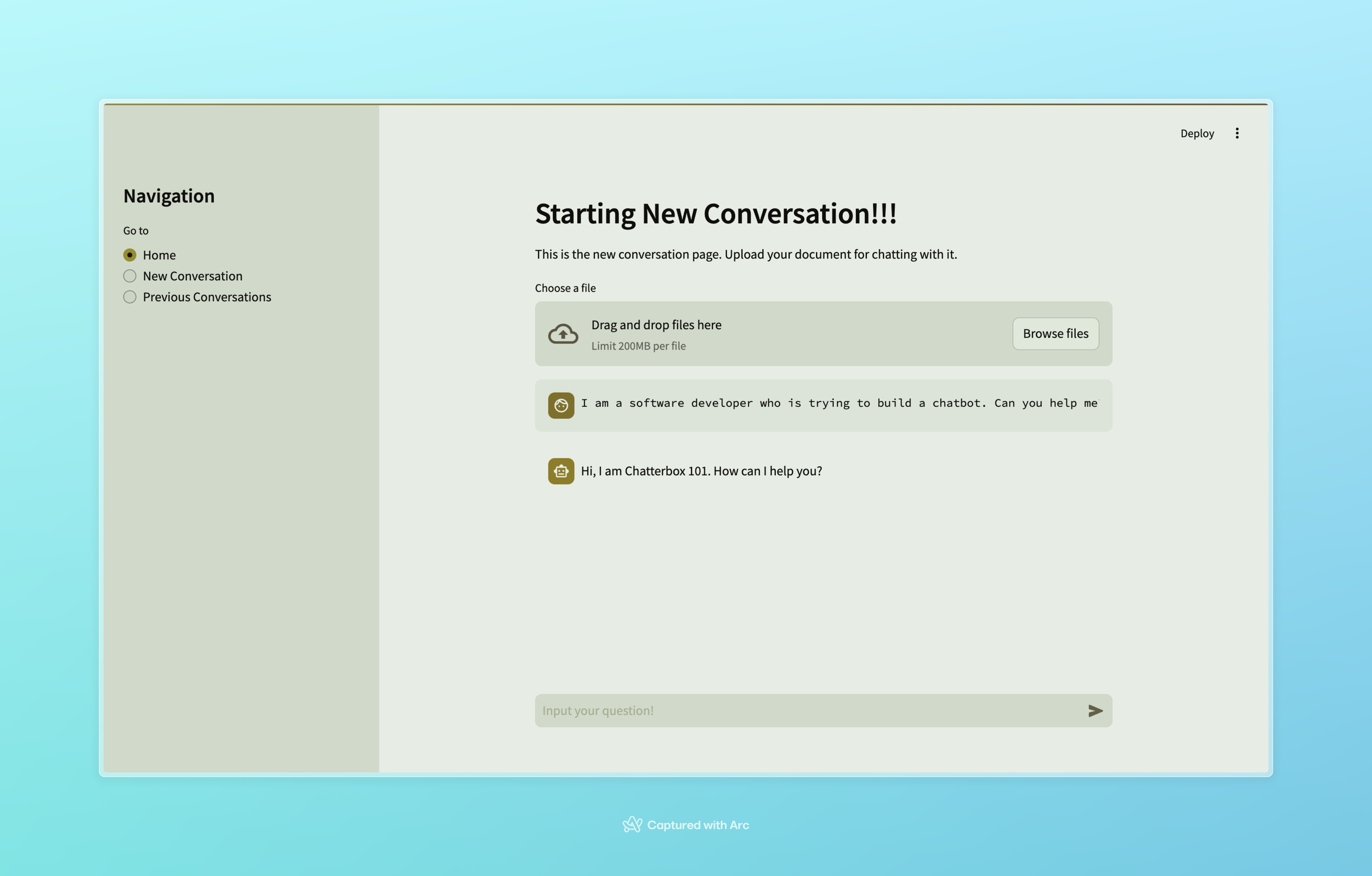 Chatterbox: RAG Chatbot with Streamlit