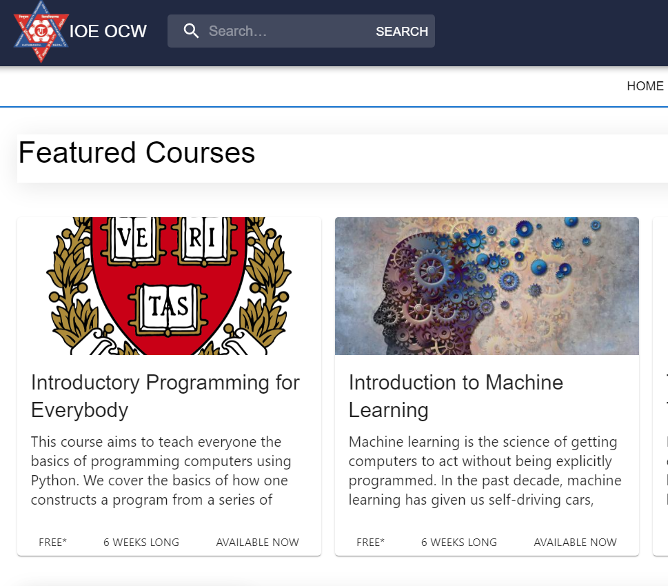 Open Courseware